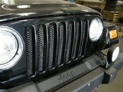 Rampage 3-D Wire Mesh Grilles for 1997-2006 WRANGLER - 86514