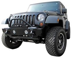 Rampage Recovery Mass-Articulation Stubby Bumpers for 2020-2023 GLADIATOR, 2007-2024 WRANGLER, 2018 WRANGLER JK - 88509