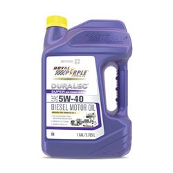 5w40 Royal Purple Duralec Super Diesel Motor Oil 83540