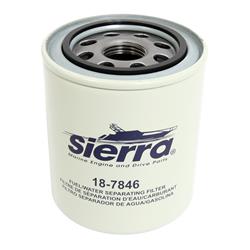 Sierra Marine High-Performance Fuel Water Separator Filters with  Inlet Size 18-7846