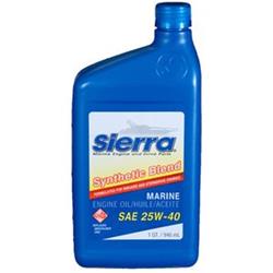 25w40 Sierra Marine FC-W 4-Stroke Sterndrive Engine Oil 18-9400-2