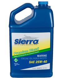 25w40 Sierra Marine FC-W 4-Stroke Sterndrive Engine Oil 18-9400-4