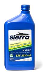25w40 Sierra Marine Catalyst Premium Blend 4-Stroke Engine Oils 18-9400CAT-2