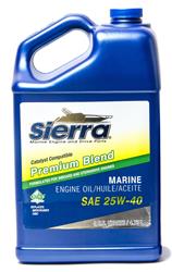 25w40 Sierra Marine Catalyst Premium Blend 4-Stroke Engine Oils 18-9400CAT-4