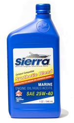 25w40 Sierra Marine FC-W Synthetic Blend Catalyst Engine Oil 18-9440CAT-2
