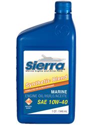 10w40 Sierra Marine FC-W Semi-Synthetic Engine Oil 18-9551-2