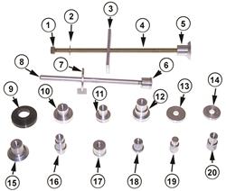 Sierra Marine Outdrive Bearing Installation Tool Kits