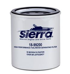Sierra Marine 30 Microns Fuel Filter with 0.910 in. Inlet Size 18-99200