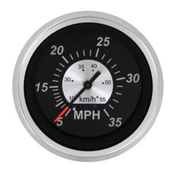 Sierra Marine Black Sterling Series Speedometers 67283P