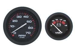 Sierra Marine Amega Series Twin Engine Add-On Gauge Kits 69721P