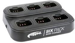 Rugged Radios Six Bank Handheld Radio Chargers 6PACK-GMR2