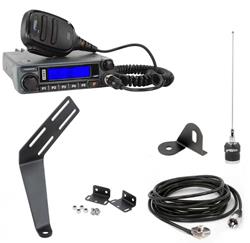 Rugged Radios 2-Way GMRS Mobile Radio Kits for 2007-2017 WRANGLER, 2018 WRANGLER JK - JKU-GMR45