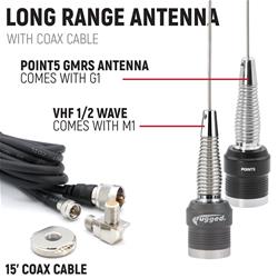 Rugged Radios Two Way Radio and Headset Kits MCK-696-2P-G1