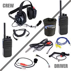 Rugged Radios Two Way Radio and Headset Kits NASCAR-RDH-U