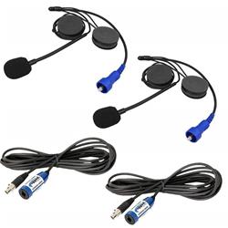 Rugged Radios Plus 2 Alpha Audio Helmet Kit Expansion Packs