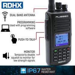 Rugged Radios Two Way Radios RDH-X-HV