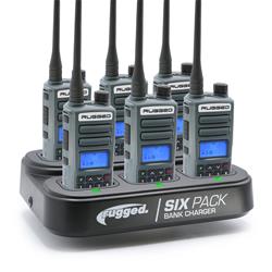 Rugged Radios Two Way Radios 6PACK-KIT-GMR2-PLUS-ORN