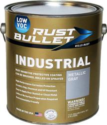 Rust Bullet Industrial Low VOC Paint 1 gallon Metallic Gray/Silver 850154005082