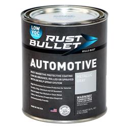 Rust Bullet Automotive Low VOC Rust Inhibitor Paint 1 quart Metallic Gray/Silver 850154005129