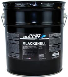 Rust Bullet BlackShell Protective Paint 5 gallons Gloss Black 856084000654