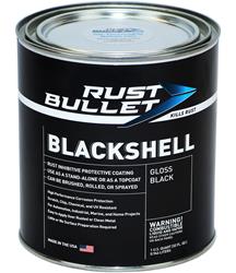 Rust Bullet BlackShell Protective Paint 1 quart Gloss Black 856084000630