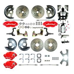 The Right Stuff Performance Series Front and Rear Disc Brake Conversion Kits for 1967 CAMARO, FIREBIRD - AFXDC22CZX
