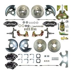 The Right Stuff Performance Series Front and Rear Disc Brake Conversion Kits for 1967 CAMARO, FIREBIRD - AFXDC22DS