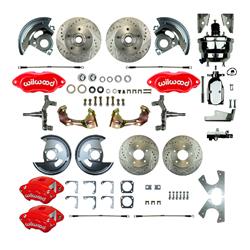 The Right Stuff Performance Series Front and Rear Disc Brake Conversion Kits for 1967 CAMARO, FIREBIRD - AFXDC22DZX