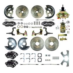 The Right Stuff Performance Series Front and Rear Disc Brake Conversion Kits for 1962-1967 CHEVY II - AFXDC23CS