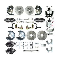 The Right Stuff Performance Series Front and Rear Disc Brake Conversion Kits for 1969 CAMARO, 1968-1969 FIREBIRD, 1969-1974 NOVA - AFXDC25CSX