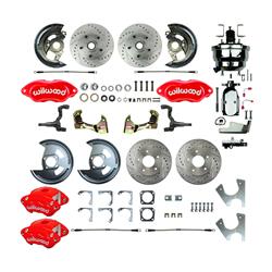 The Right Stuff Performance Series Front and Rear Disc Brake Conversion Kits for 1969 CAMARO, 1968-1969 FIREBIRD, 1969-1974 NOVA - AFXDC25CZX