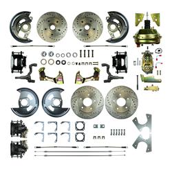 The Right Stuff 4-Wheel Disc Brake Conversion Show 'N Go Kits AFXDC41CS