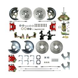 The Right Stuff 4-Wheel Disc Brake Conversion Show 'N Go Kits AFXDC45DZ