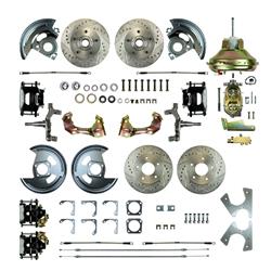 The Right Stuff 4-Wheel Disc Brake Conversion Show 'N Go Kits AFXDC46DS