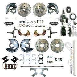 The Right Stuff Performance Series Front and Rear Disc Brake Conversion Kits for 1967 CAMARO, FIREBIRD - AFXHB22CSY