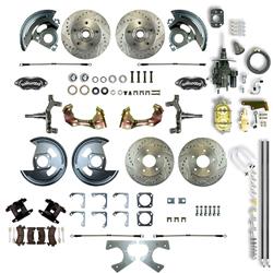 The Right Stuff Performance Series Front and Rear Disc Brake Conversion Kits for 1967 CAMARO, FIREBIRD - AFXHB22DS