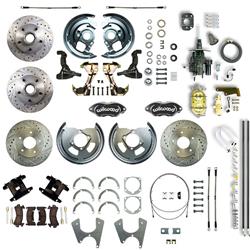The Right Stuff Performance Series Front and Rear Disc Brake Conversion Kits for 1969 CAMARO, 1968-1969 FIREBIRD, 1969-1974 NOVA - AFXHB25CS