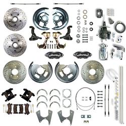 The Right Stuff Performance Series Front and Rear Disc Brake Conversion Kits for 1969 CAMARO, 1968-1969 FIREBIRD, 1969-1974 NOVA - AFXHB25CSX