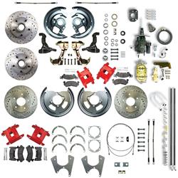 The Right Stuff Performance Series Front and Rear Disc Brake Conversion Kits for 1969 CAMARO, 1968-1969 FIREBIRD, 1969-1974 NOVA - AFXHB25CZ