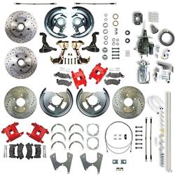 The Right Stuff Performance Series Front and Rear Disc Brake Conversion Kits for 1969 CAMARO, 1968-1969 FIREBIRD, 1969-1974 NOVA - AFXHB25CZX