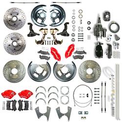 The Right Stuff Performance Series Front and Rear Disc Brake Conversion Kits for 1969 CAMARO, 1968-1969 FIREBIRD, 1969-1974 NOVA - AFXHB25CZY