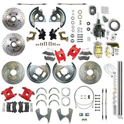 The Right Stuff Performance Series Front and Rear Disc Brake Conversion Kits for 1969 CAMARO, 1968-1969 FIREBIRD, 1969-1974 NOVA - AFXHB25DZ