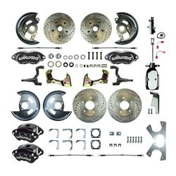 The Right Stuff Performance Series Front and Rear Disc Brake Conversion Kits for 1967 CAMARO, FIREBIRD - AFXSD22CSX