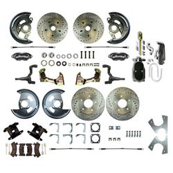 The Right Stuff Performance Series Front and Rear Disc Brake Conversion Kits for 1967 CAMARO, FIREBIRD - AFXSD22CSY