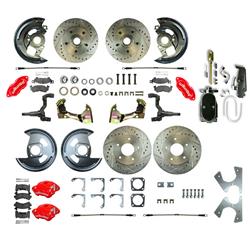 The Right Stuff Performance Series Front and Rear Disc Brake Conversion Kits for 1967 CAMARO, FIREBIRD - AFXSD22CZY