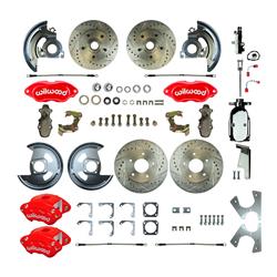The Right Stuff Performance Series Front and Rear Disc Brake Conversion Kits for 1967 CAMARO, FIREBIRD - AFXSD22DZX