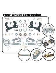 The Right Stuff 4-Wheel Disc Brake Conversion Kits AFXSD41C