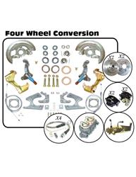 The Right Stuff 4-Wheel Disc Brake Conversion Kits for 1967 CAMARO, FIREBIRD - AFXSD42CS