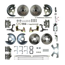 The Right Stuff 4-Wheel Disc Brake Conversion Kits for 1967 CAMARO, FIREBIRD - AFXSD42CX