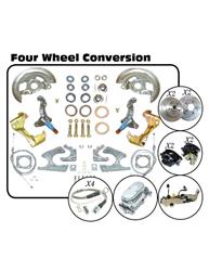 The Right Stuff 4-Wheel Disc Brake Conversion Kits for 1962-1967 CHEVY II - AFXSD43CSX